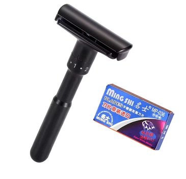 Безопасная бритва QSHAVE RM для мужчин и женщин, регулируемый бритвенный станок нержавеющая сталь