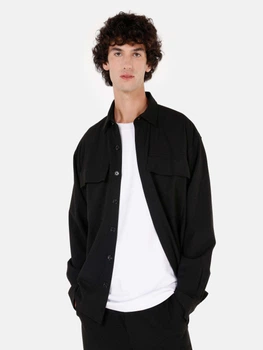 Рубашка оверсайз мужская Colin's CL1070845DAN L Dark Anthracite (8684112449067)