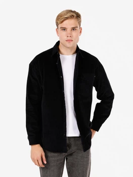 Рубашка вельветовая оверсайз мужская Colin's CL1071444BLK M Black (8684112449616)