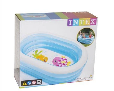Надувной бассейн "Овальный" 163 х 107 х 46 см Intex (34572)