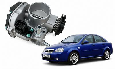 Дросільна заслонка Lacetti 1.6 у зборі