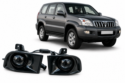 Противотуманная линзованая фара TOYOTA PRADO 120 LED Управление с телефона 80wat (к-т 2шт)