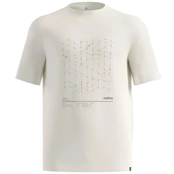 Футболка Odlo Merino Tencel Hyper Map L White (1012-554812-10506-L)
