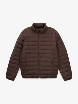 Куртка однотонная мужская GENUA G01210-0007 M Коричневый shop (2000999396069)