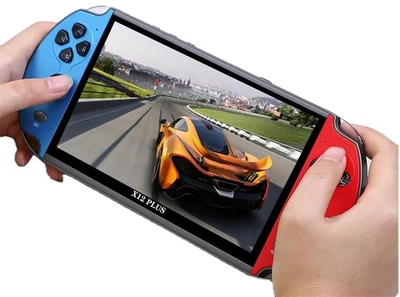Портативна ігрова ретро консоль PSP X12 Plus з великим дисплеєм 7"