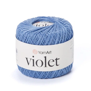 Пряжа мерсеризована YarnArt Violet 50г бавовна джинс №5351 (23505351)
