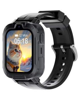 Дитячий смарт-годинник Lemfo H-04 з GPS трекером, 4G SIM-картою, відеодзвінками, прослуховуванням, камерою, геозоною та кнопкою SOS для дітей