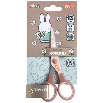 Ножиці дитячі Yes Miffy 13см з принтом на лезі (480492)