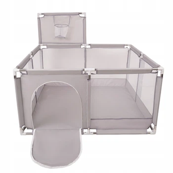 Дитячий манеж Манеж в детскую 125 × 125 см сірий 125 × 125 × 105 см