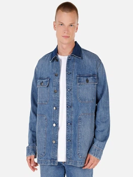Джинсовая куртка мужская Colin's CL1070611DN43662 XL Голубая (8684112299372)