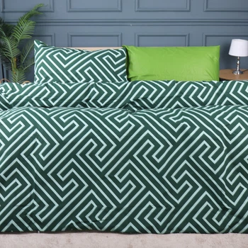Комплект постельного белья MirSon Ranforce Elite 17-0632 Diamond Emerald 2 x 160 x 220 см (2200008466404)