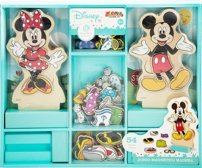 Магнітна гра WOOMAX одягалка Disney Міккі та Мінні 54 деталі  48725 (8412842487253)