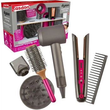 Дитячий ігровий набір перукаря Deluxe Styling Set з феном, праскою для волосся та аксесуарами 6 предметів 1019
