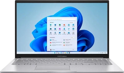 Ноутбук ASUS Vivobook 15 X1504MA-BQ131W 15.6" FHD IPS, Intel 7 350U, 16GB, F1TB, UMA, Win11, Сріблястий