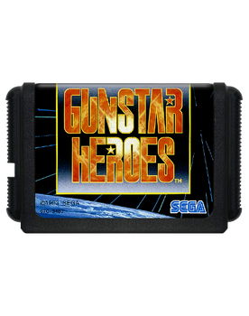 Игра Sega Mega Drive Gunstar Heroes Japan Японская Версия Только Картридж Б/У