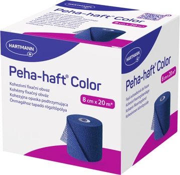 Бинт когезивный фиксирующий Hartmann Peha-haft Color синий 10 см x 20 м 1 шт (932475)