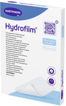 Повязка пленочная прозрачная Hartmann Hydrofilm 10 см х 15 см 10 шт (970004)
