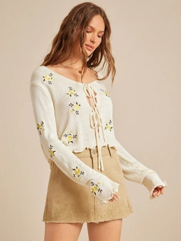 Кардиган SHEIN L Молочный sz25060490512528339