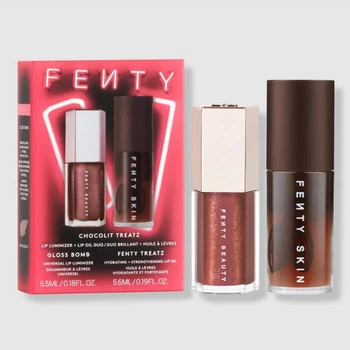 Набор для губ Fenty Beauty Chocolit Treatz lip oil/5.6ml + lip luminizer/5/5ml