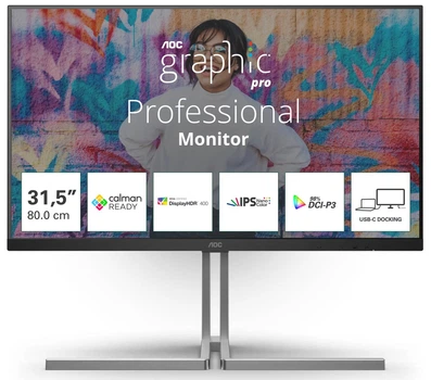 Монітор AOC U32U3CV 31.5" 4K UHD Nano