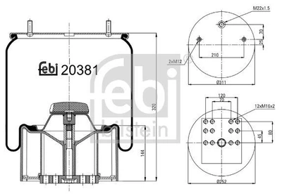 Подушка амортизуюча Febi 20381
