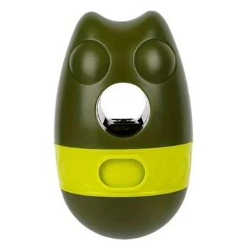 Інтерактивна іграшка годівниця для домашніх тварин Dog Treat Puzzle Toy 4651 15х9х9 см з видачею корму Зелена