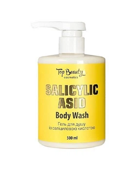 Гель для душа Top Beauty Body Wash для борьбы с акне, с салициловой кислотой, 500 мл
