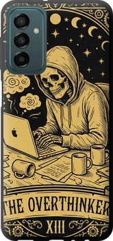Чохол-накладка (панель) на Samsung Galaxy M13 M135 The Overthinker (6774b-2765)