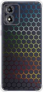 Чохол-накладка (панель) на Motorola Moto E13 Соти, які переливаються (EDP-498sp-3053)