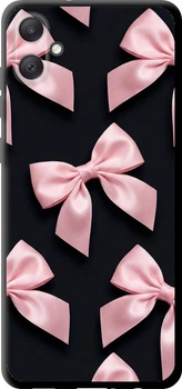Чохол-накладка (панель) на Samsung Galaxy A05 Coquette Ribbons Dark Coquette (6767b-3355)