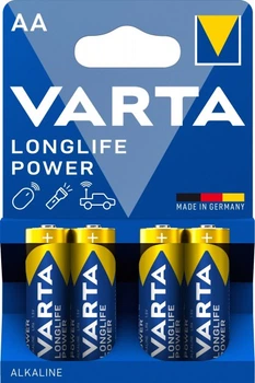 Батарейка VARTA LONGLIFE Power (HIGH Energy) AA LR6 BLI 4 ALKALINE 4/80