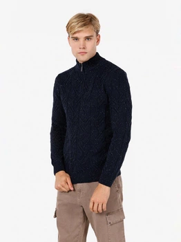 Свитер теплый на молнии мужской Colin's CL1071050NAV 2XL Navy (8684112385594)