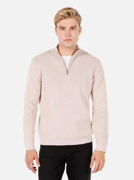 Свитер теплый на молнии мужской Colin's CL1072290ECR 2XL Ecru (8684112470733)