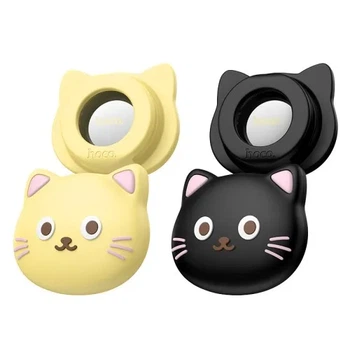 Брелок поисковой трекер HOCO E91D Tiger Smart Anti-Lost (Cat Collar Type) Black с поддержкой Apple Find My