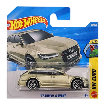 Машинка Базова Hot Wheels '17 Audi RS 6 Avant HW Euro 1:64 JJK90 Grey