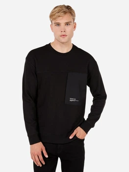 Свитшот мужской Colin's CL1071919BLK XL Black с принтом (8684112473918)