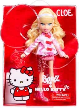 Лялька Bratz x Hello Kitty Cloe Sanrio Fashion Doll - Братц Хелло Кітті Хлоя, модна лялька з аксесуарами