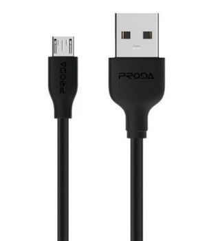 Кабель PRODA-by-Remax Fast Charging PD-B-15m Micro/2,1A/1m Black