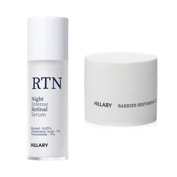 Набор Hillary Acne Defense & Barrier Care для защиты кожи и борьбы с акне ночью
