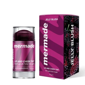 Желейний тінт для освіження губ та румʼянцю щік Mermade Jelly Blush Lip and CHeek Tint Ягідний 15 г
