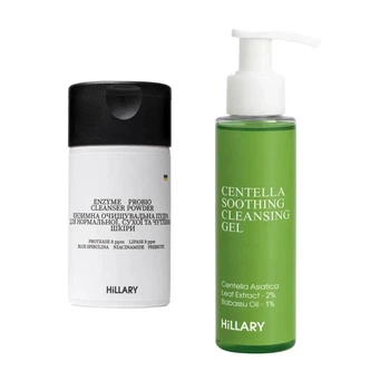 Набор Hillary Centella & Probiotic Set for Delicate Skin для чувствительной и сухой кожи с центеллой и пробиотиками