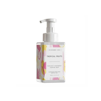 Парфумоване мило-пінка для рук і тіла Mr.SCRUBBER Perfumed Hand & Body Foaming Soap Tropical Fruits з тропічним ароматом 450 мл