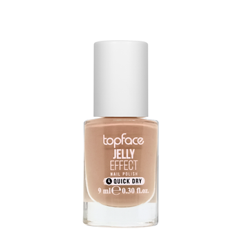 Лак для нігтів topface Jelly Effect Nail Polish швидковисихаючий PT110 , 91 Бежево-карамельний