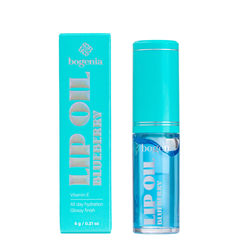 Олія-блиск для губ Bogenia Lip Oil (BG717), 004 Blueberry Блакитна