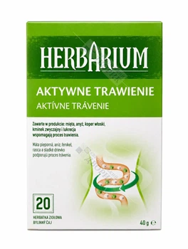 Фиточай Herbarium Активное пищеварение натуральный в пакетиках 20 шт