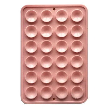Тримач-присоска Sticker Side Silicone, Рожевий - 700799