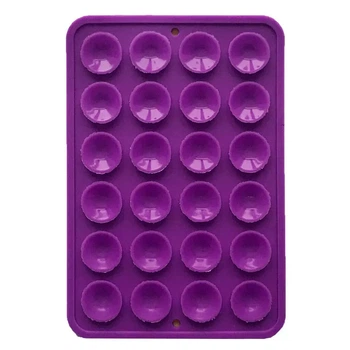 Держатель-присоска Sticker Side Silicone, Фиолетовый - 700800