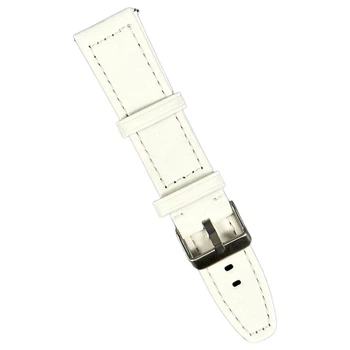 Ремешок универсальный, Leather Smooth, Белый - 687923