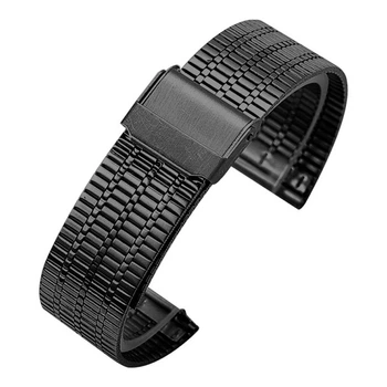 Ремешок универсальный, Metal Watch Design 3, Черный - 632818