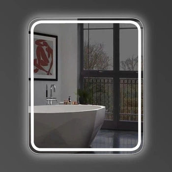 Зеркало Slim с LED- подсветкой и подогревом (800 х 1000)